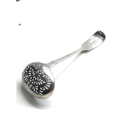 61 - Victorian silver sifter spoon weight 45g