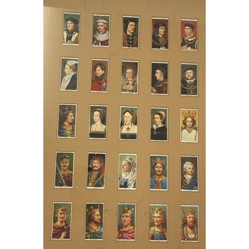 108 - Framed Cigarette cards frame measures approx