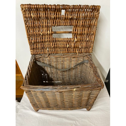 187 - Wicker fishing basket