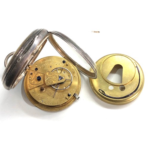 519 - Antique fusee pocket watch