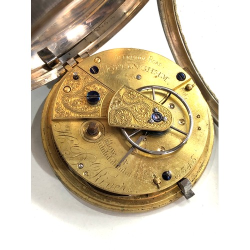 519 - Antique fusee pocket watch