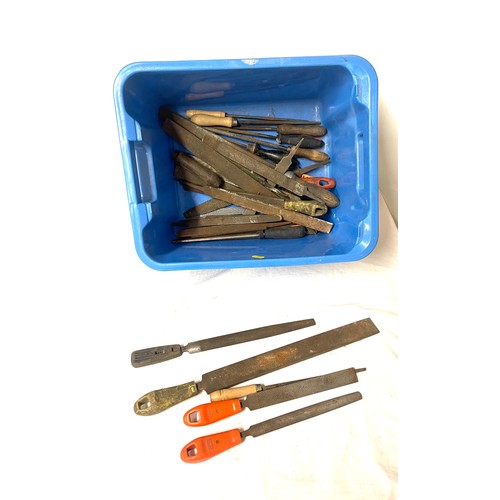 191 - Selection of tools to include old files, rasps, chisels etc