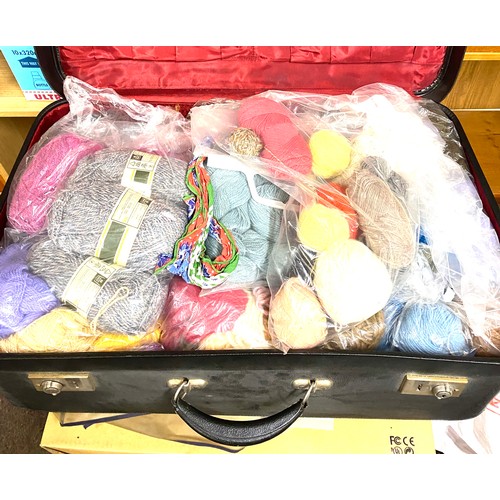 253 - Selection of brand new in case knitting needles and wool etc