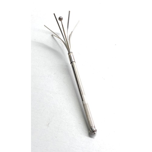 475 - Antique silver swizzle stick