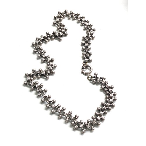 484 - Victorian silver collar 11g