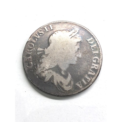 546 - Charles II silver crown 1663