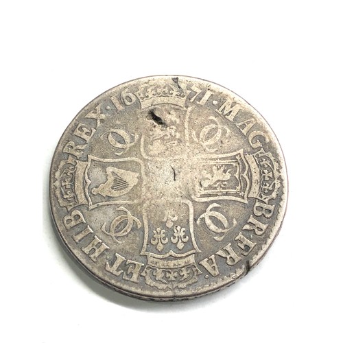 549 - Charles II silver crown 1671