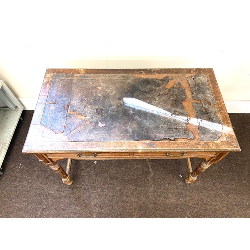 347 - 2 Draw desk in need of restoration 28