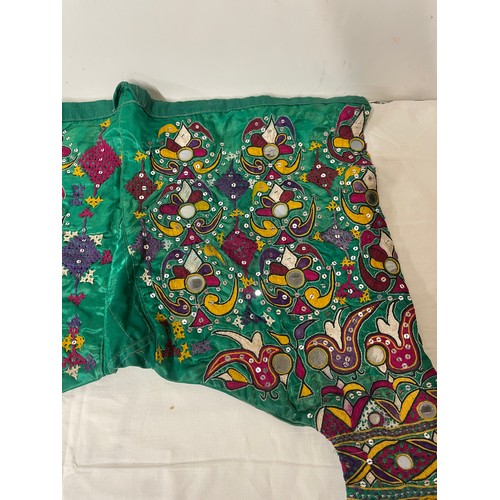 84 - Selection of embroidered textiles