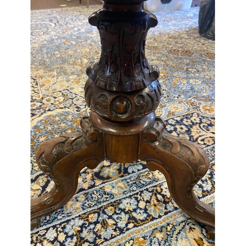 373 - Victorian swivel top piano stool