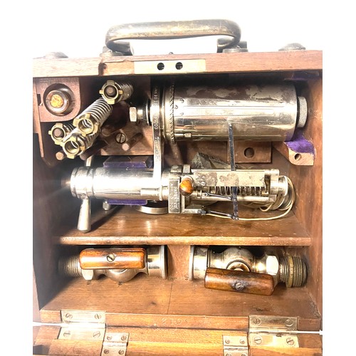 114 - Victorian steam pressure gauge tester