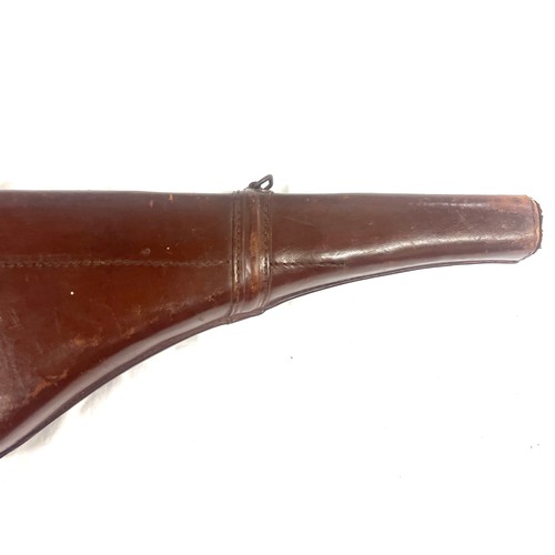 26 - Canvas Leather Leg of Mutton Guncase