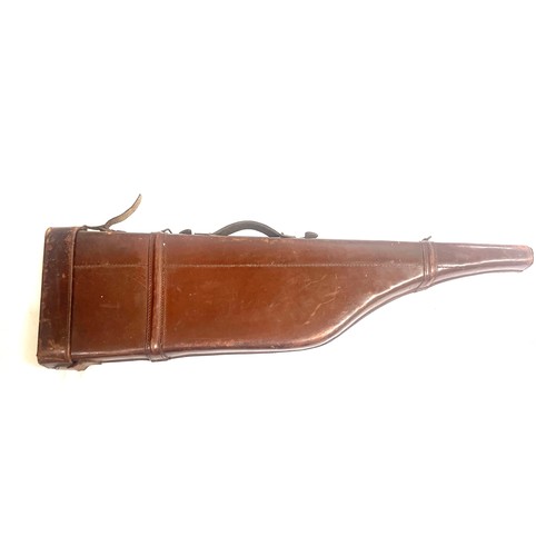 26 - Canvas Leather Leg of Mutton Guncase