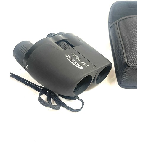 41 - Zenox compact zoom Binoculars and case