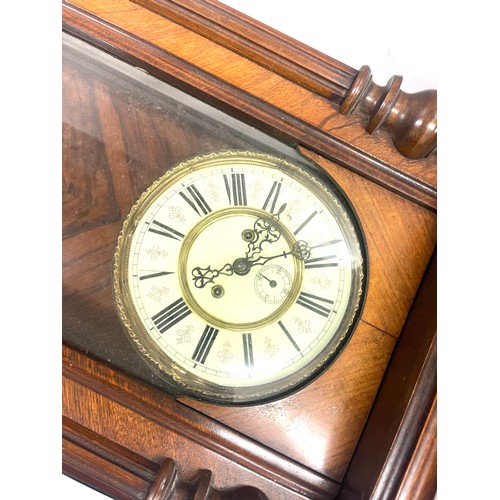 643 - Vienna two weight wall clock with pendelum