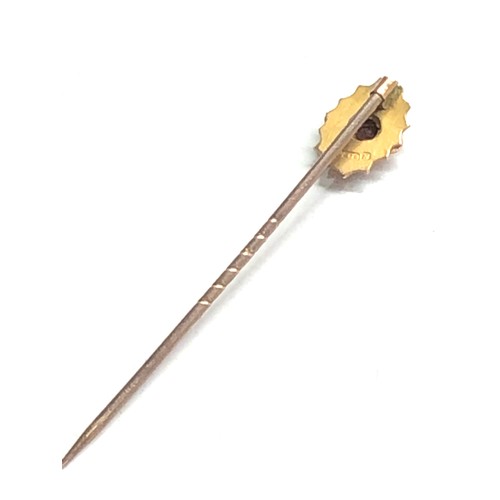 63 - Antique 9ct gold stickpin 1.3g