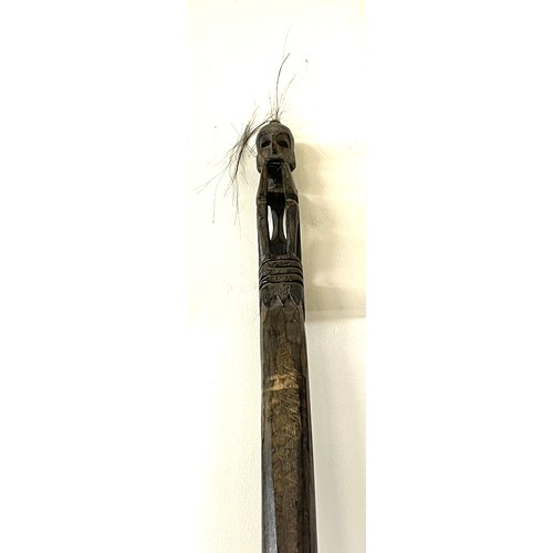 646 - Tribal Chiefdon staff measurments approx 79 inches tall