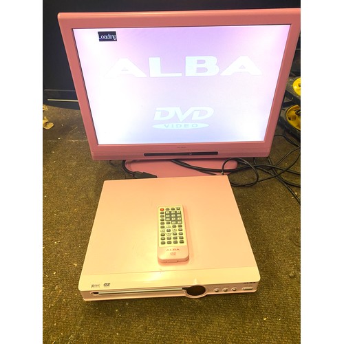 163 - Bush 19 inch TV no remote with ALBA dvd player includes remote