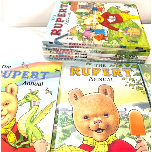 133 - Selection of Rupert bear annuals