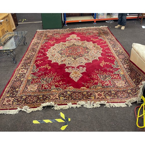 637 - Large rug measures approx  152