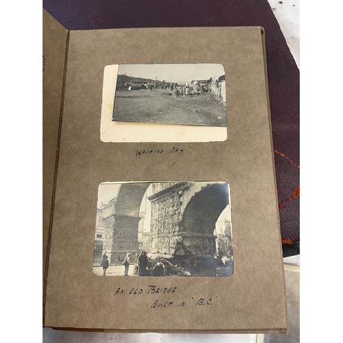 85 - Selection vintage photo albums with photos