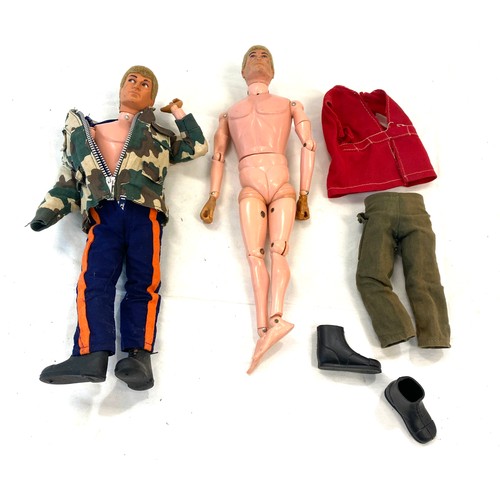 93 - 2 Vintage 1964 Palitoy Action men, 1 of which has moveable eyes