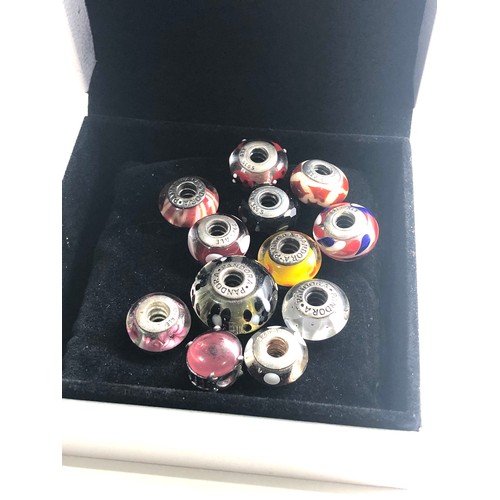 372 - Selection of silver pandora charms