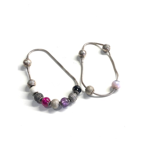 339 - 2 Pandora charm bracelets