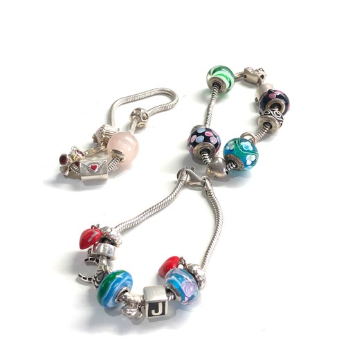 390 - 3 costume charm bracelets