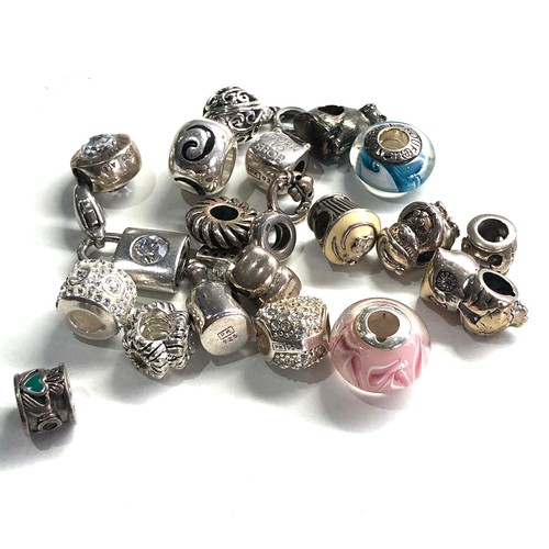 352 - Selection of silver charms