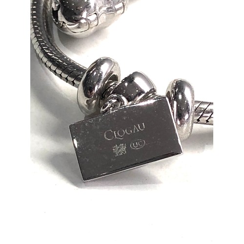 353 - Clogau silver charm bracelet