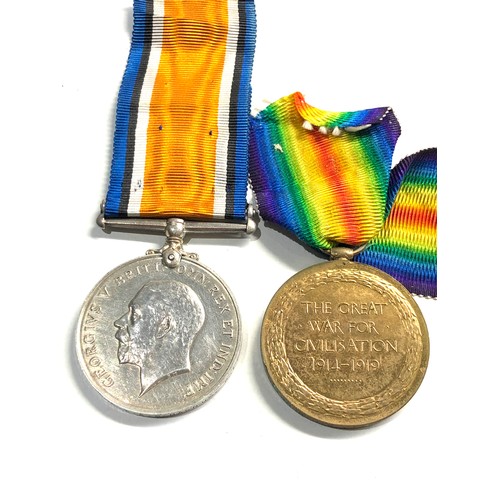 437 - ww1 medal pair to 238006 pnr.e.a.g.hadnum r.e