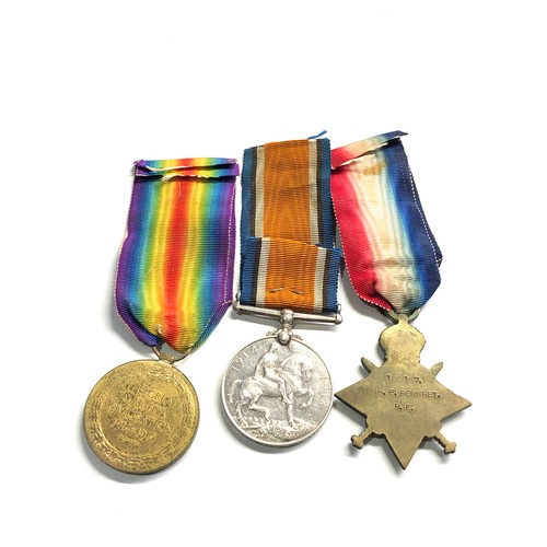 439 - ww1 medal trio to 100167 pnr f.pomfret r.e