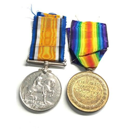 447 - ww1 medal pair to 020937.pte.w.h.chambers.a.s.c