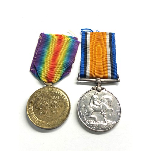 448 - ww1 medal pair to 30770 gnr.c.f.clayton .r.a