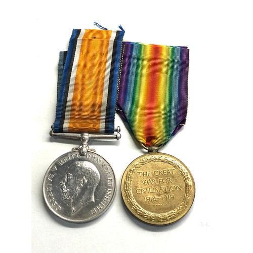 455 - ww1 medal pair to 028314 2.cpl j.ritchie a.o.c