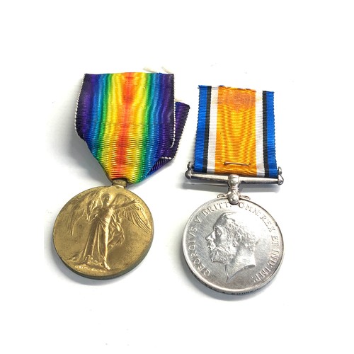 456 - ww1 medal pair to 251630 gnr a.booker r.a