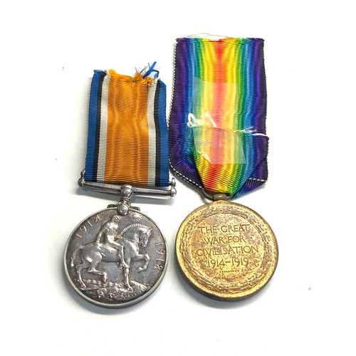 458 - ww1 medal pair to 6757 gnr w.alison r.a