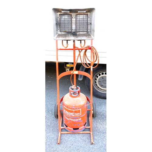 101T - Large Calor Gas heater with stand