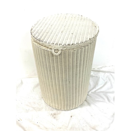 483 - Vintage Wicker linen basket