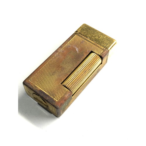 495 - Vintage dunhill cigarette lighter used worn condition