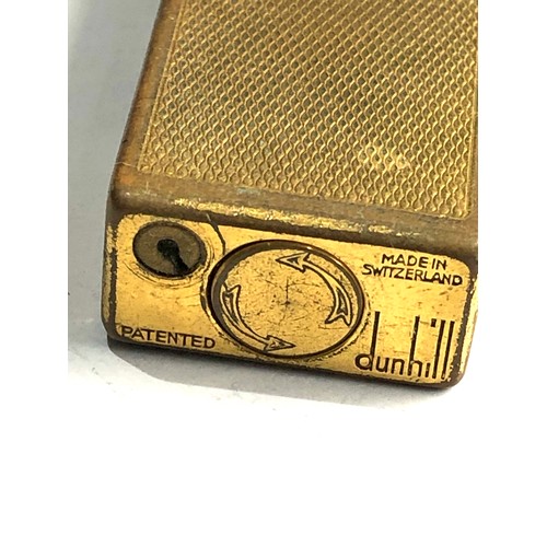 492 - Vintage dunhill cigarette lighter used condition