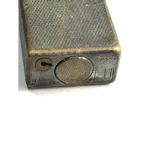 494 - Vintage dunhill cigarette lighter used worn condition