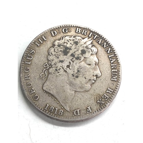 431 - 1818 George 111 silver crown