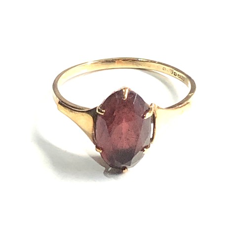 116 - 9ct gold amethyst  ring weight 1.7g