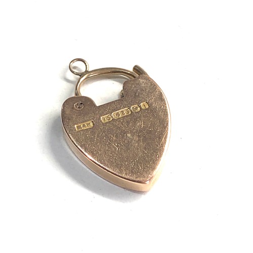 131 - Antique 15ct gold padlock 4.2g