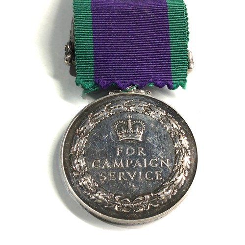 403 - ER.11 Campaign Service Medal Northern ireland  To 23825492 pte j.m whitehead a.c.c