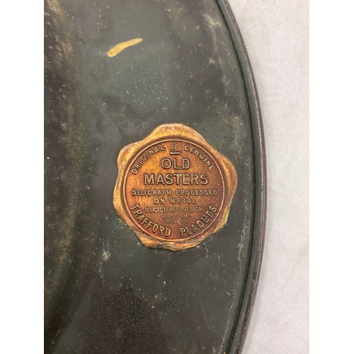 66 - Old master Trafford plaque diameter approx 16.5