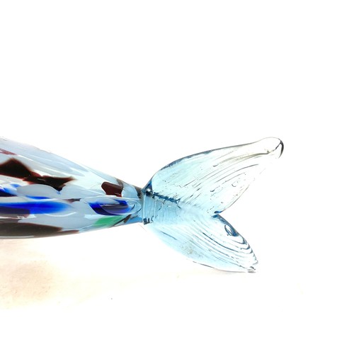 27 - Murano glass fish length approx 20