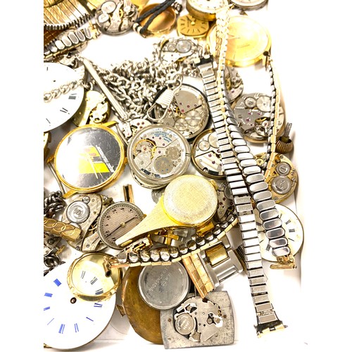 490 - Selection of assorted watch parts